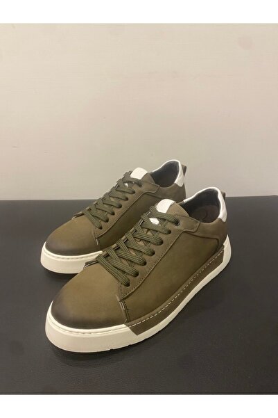 Özay Erkek Nubuk Hakiki Deri Günlük Sneaker