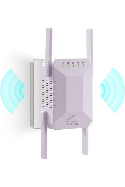 YAKITER WiFi Extender, 1200Mbps WiFi Booster, 5GHz & 2.4GHz Dual Band WiFi Re...