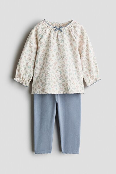 H&M 2 Parçalı Pamuklu Set