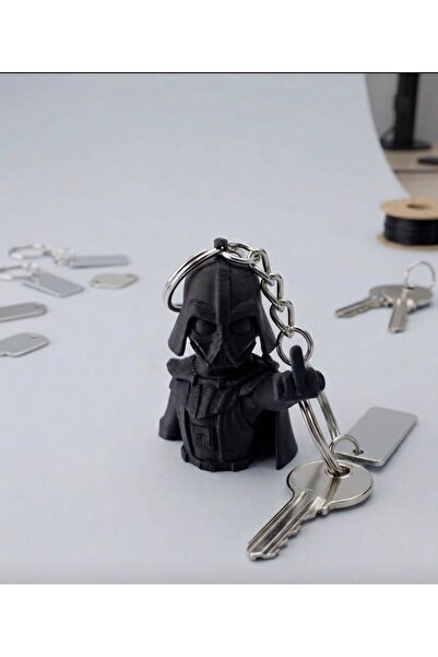 Orta Parmak Şeklinde Darth Vader Anahtarlık