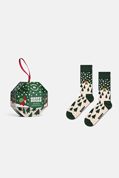 Happy Socks - Çok Renkli Kutlama Temalı Pamuklu Tekli Çorap Seti