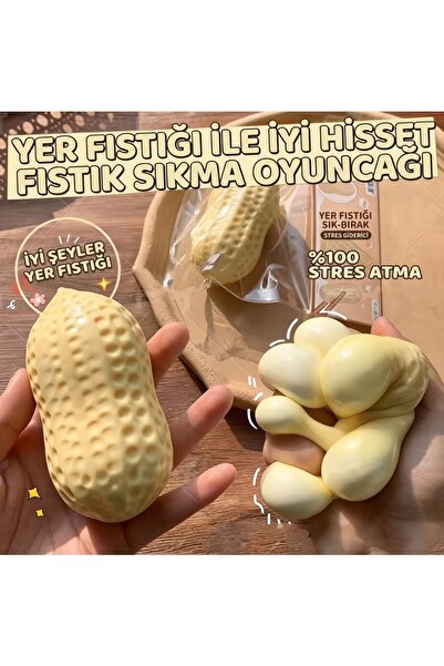 vattara Fıstık Squishy Sulu Model Kabuklu Fıstık Yeni Viral Sukuşi Sulu Stres...