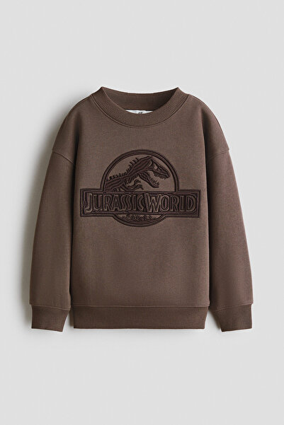 H&M Baskı Motifli Sweatshirt