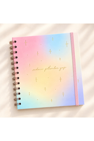Generic Brand 15X15 cm Square Spiral Bound Timeless Planner Agenda