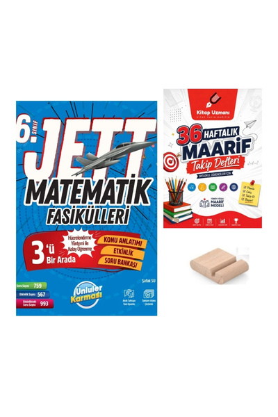 Ünlüler Karması 6.Sınıf Jett Matematik Fasikülleri 2027 Maarif Modeli+Maarif ...
