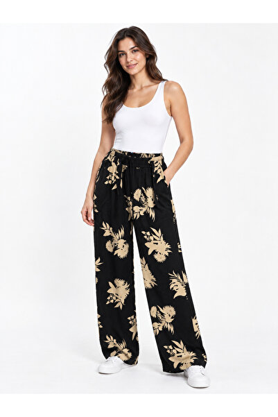Trendline Women's Summer Slim Elastic Waist Pants