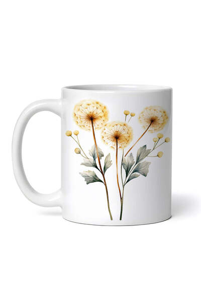 INOVATIX Personalized white mug, Dandelions Past, INOVATIX®. 330ml