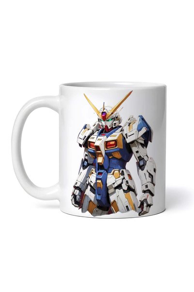 INOVATIX Cana alba personalizata,Personaj Gundam,INOVATIX®. 330ml