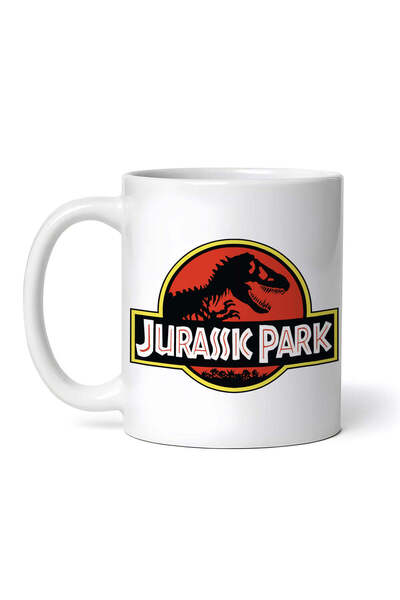 INOVATIX Cana alba personalizata,Jurassic Park Logo,INOVATIX®. 330ml