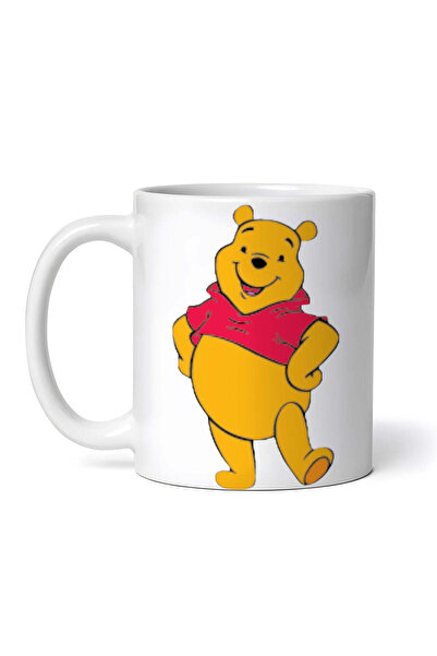 INOVATIX Cana alba personalizata, personajul Winnie the Pooh de la Disney, IN...