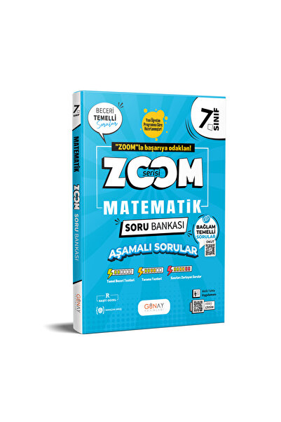Günay Yayınları 7.SINIF ZOOM SERISI MATEMATIK SORU BANKASI