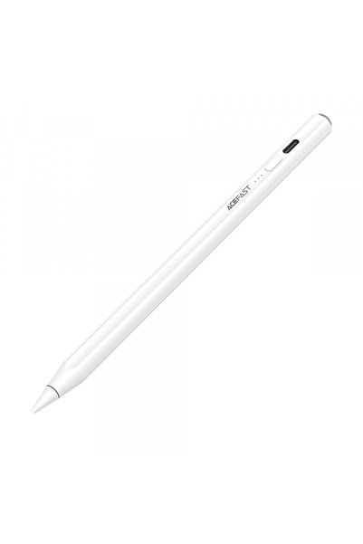 Acefast Touch Pen V2 pentru Apple iPad, Versiune Activ, Alb