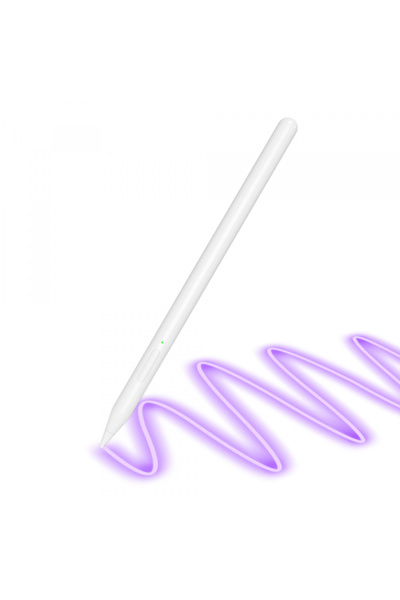 Techsuit Touch Pen V15 pentru Apple iPad, Versiune Activ, Alb