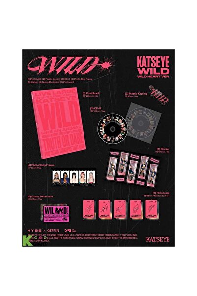 Kpop Dünyasi KATSEYE – WILD (Wild Heart Ver.)