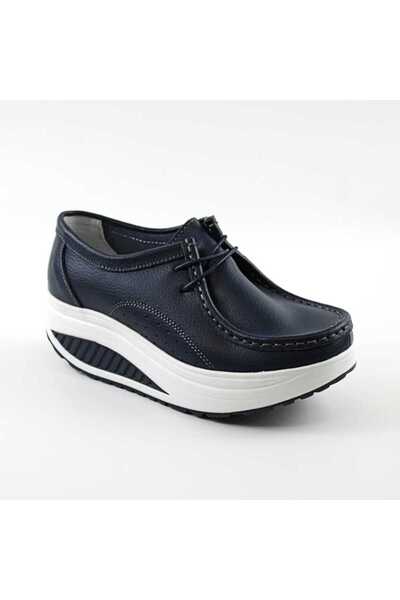 Generic Brand Pantofi dama din piele naturala, usori si comozi ZB1-2 NAVYBLUE