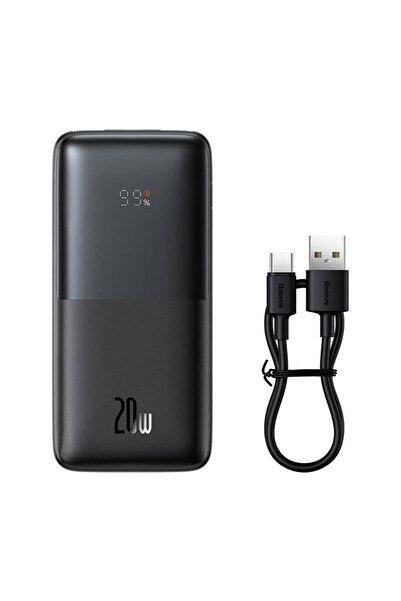 Baseus Εξωτερική Μπαταρία 10000mAh 20W, Bipow Pro Μαύρο - Ppbd040201 - μαύρο