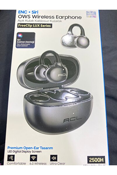 ACL Enc+ Siri Açık Kulak Kablosuz Kulaklık FreeClip LUX Series