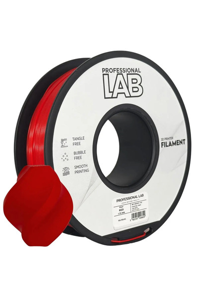 Professional LAB Filament 3D Profesional de Laborator, 1kg, PLA+, roșu