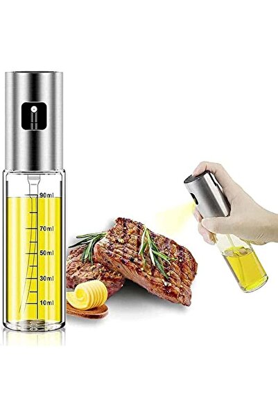Twinkle Mart Stainless Steel Oil Spray Dispenser with Scale Line Cooking/Sala...