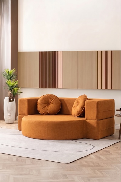 BRANNA HOME Layer 2’li Sünger Koltuk – Açılabilir Yataklı Yeni Nesil Silinebi...
