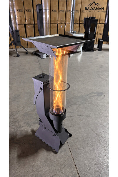 Bayfırıns Camlı Mini Pelet Soba Flare