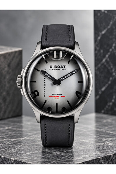 U-BOAT BOAT DARKMOON KAMA SS GRİ REFERANS 3338 ERKEK KOL SAATİ