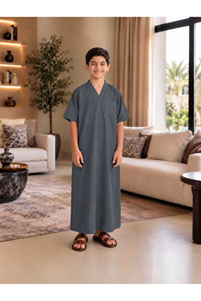 Generic Brand ثوب نوم ولادي بقماش بارد عرض 18 إنش – تصميم عملي ومريح للمنزل و...