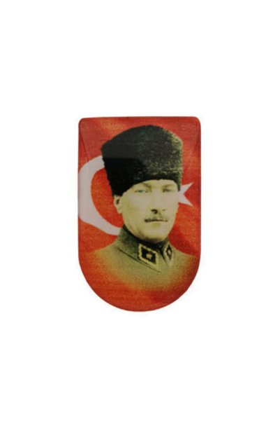 Aresoutdoors Atatürk Portre Temalı Kırmızı Şarjöraltı Koruyucu PVC Damla Stic...