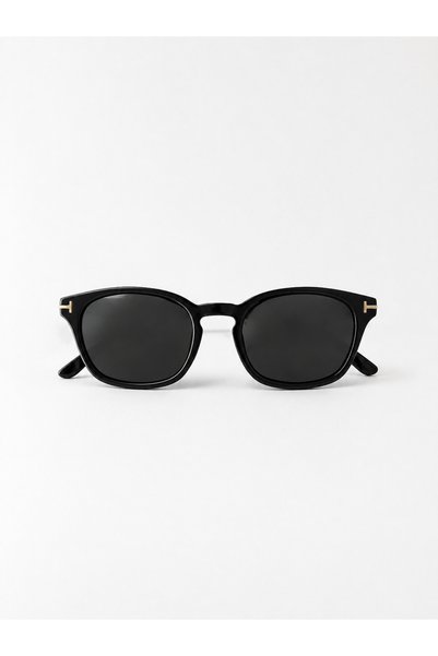 PİYESBOUTİQUE Vant Oval Square Unisex Women Men Retro Uv400 Protected Stylish Classic Bone Sunglasses