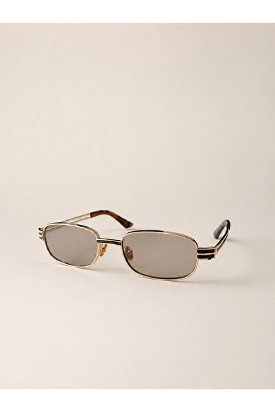 PİYESBOUTİQUE Odin Men's Square Rectangular Eşref Single Sunglasses, Uv400 Pr...