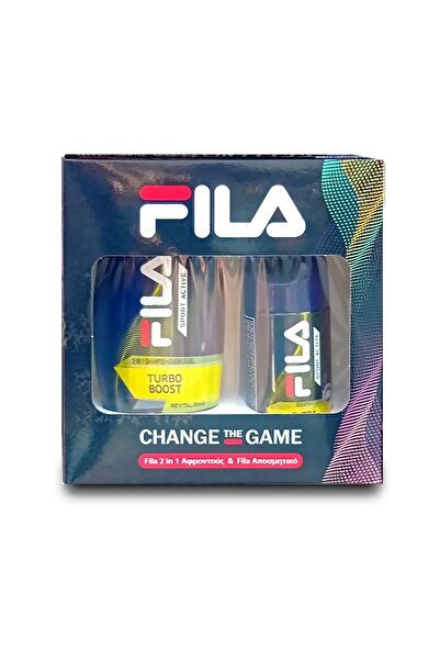 Fila Σετ Αθλητικού Μπάνιου Αναζωογόνησης Turbo Boost Για Άνδρες: Σαμπουάν - Α...