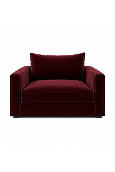 THE IVY CONCEPT STORE Ashford Bordo Kadife Berjer / Tekli Koltuk