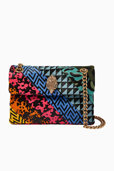 Kurt Geiger Kensington Leather Mini Bag, Vibrant Multicolor Design