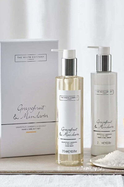 THE WHITE COMPANY Grapefruit &amp;   Mandarin Hand Care Gift Set - 2 X 250 ml