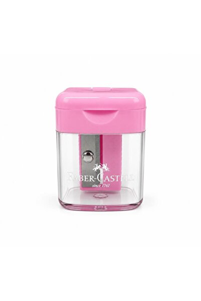 Faber Castell Faber-Castel Mini Box Kalemtıraş Pastel Renkler.
