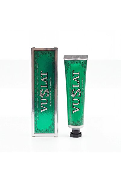 Vuslat Pharma Diş Macunu Cannabis & Mint With Saffron 85 ml - Diş hassasiyeti...