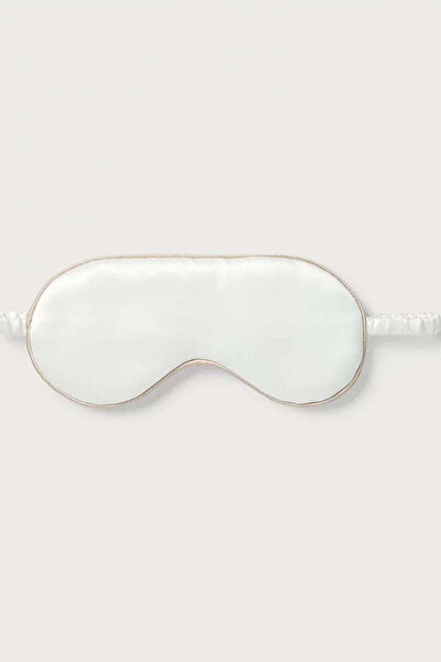 THE WHITE COMPANY 19 Momme 100% Silk Sleep Eye Mask - White