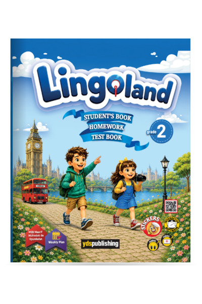 yds publishing Lingoland Grade 2 - Haftalık Planlı & Maarif Modele Uygun İngi...