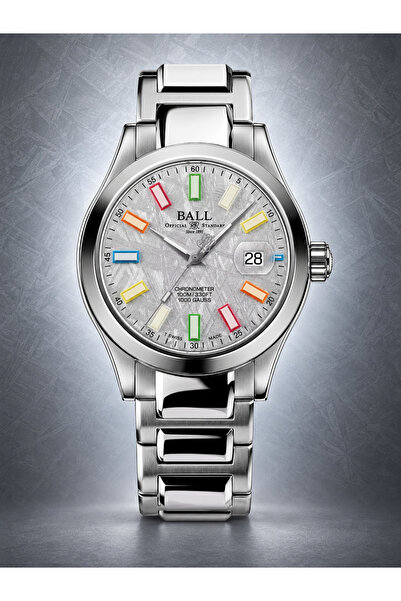 Ball Engineer III Marvelight Chronometer Meteorite NM9026C-S46C-MSLR Otomatik...