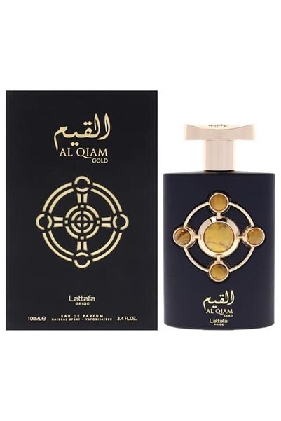 lattafa Perfumes Al Qiam Gold for Unisex Eau de Parfum Spray, 3.4 Ounce