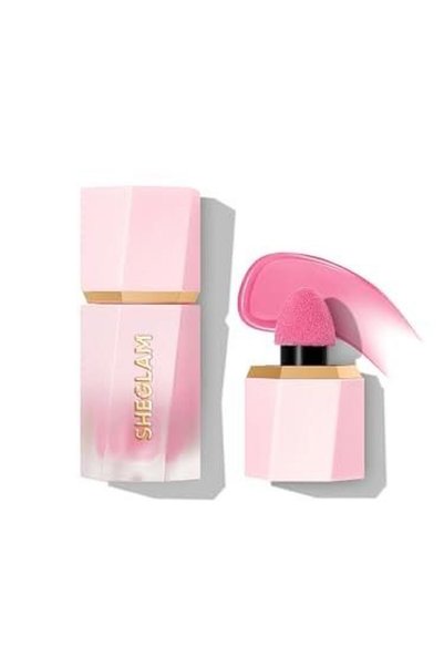SHEGLAM Color Bloom Liquid Blush Makeup for Cheeks Matte Finish - Petal Talk