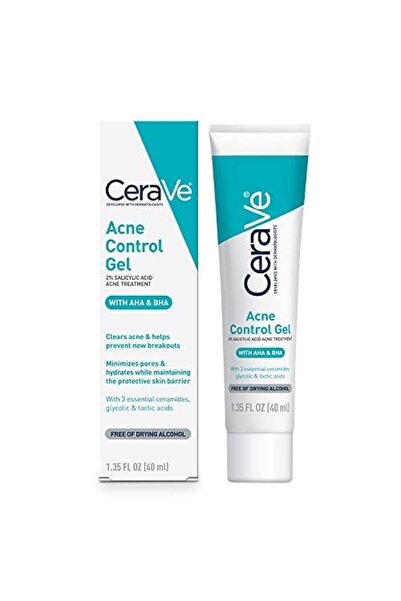CeraVe Acne Control Gel, 2% Salicylic Acid Treatment With Glycolic Acid + Lac...
