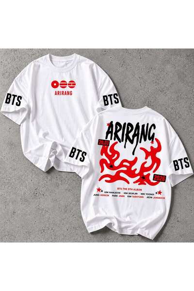barsdepo Bts Printed Oversize Unisex T-Shirt