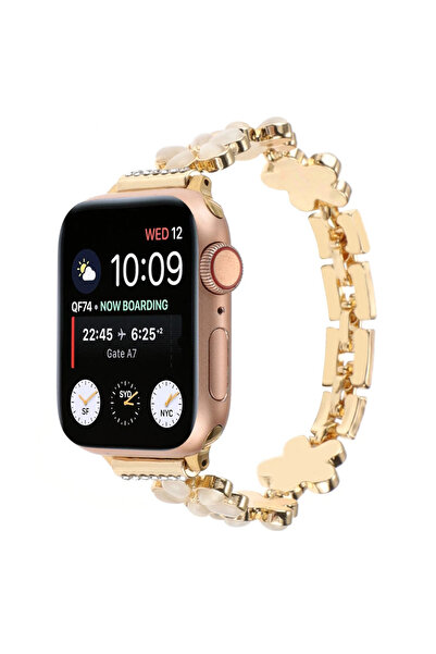 kılıf benim Apple Watch Kadın Çiçek Desenli Kordon 38/40/41/42/44/45/46/49 mm...