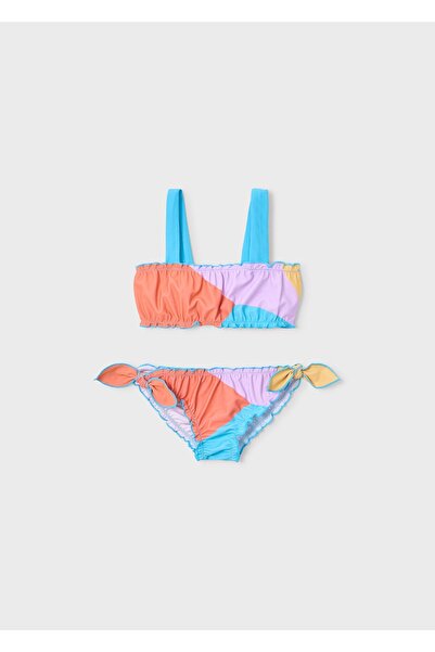 MAYORAL Girl's Bikini Swimsuit Set Blue