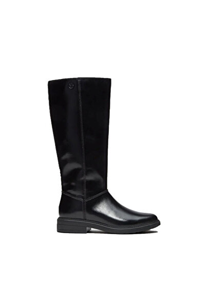 Timberland حذاء نسائي يومي من ستورمبوككس طراز TALL ZIP UP BOOT TB0A5T6PW021 أسود