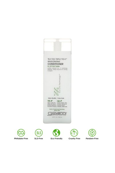 Giovanni Triple Tea Tree Oil Treatment and Strengthening Hair Conditioner - 250ml