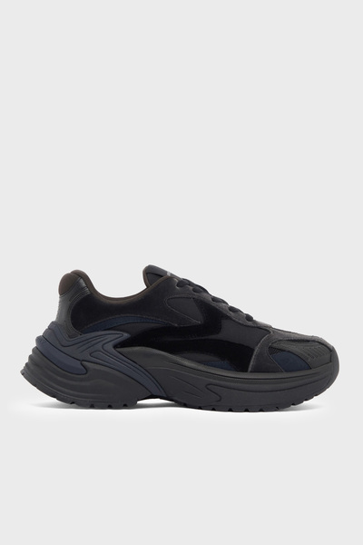 Emporio Armani حذاء رياضي بتفاصيل من الجلد السويدي للرجال EM004828 AF23184 MZ312