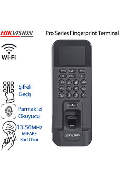 (DS-K1T804AMF) WI-FI - EKRANLI GEÇİŞ KONTROL TERMİNALİ