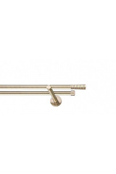Perdegal Galerie metalica Striat Dubla Moderna 16mmx320cm, fara Inele, Antiqu...